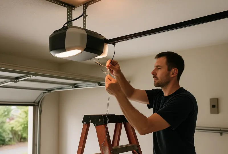 Off Track Door Repair in Youngstown